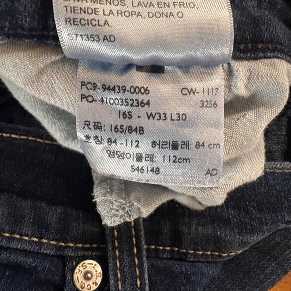 Levi Strauss Womens Curvy Straight Stretch Jeans Vintage 16S Tag 28” Inseam - Picture 3 of 9